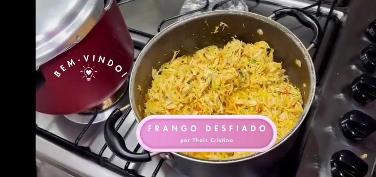 receita de frango desfiado