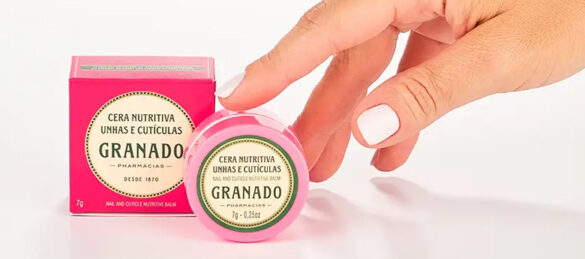 Cera Nutritiva Pink da Granado: unhas e cutículas