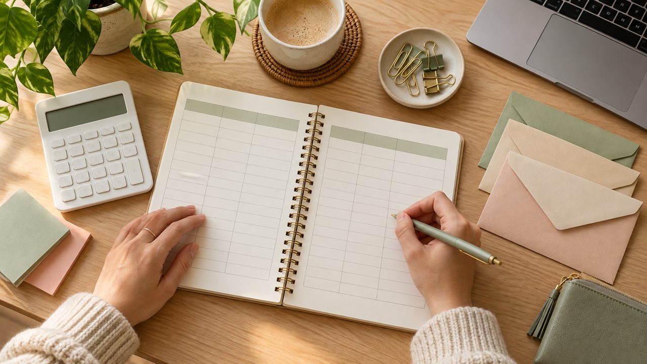 Planejamento de entradas e vencimentos para organizar o orçamento